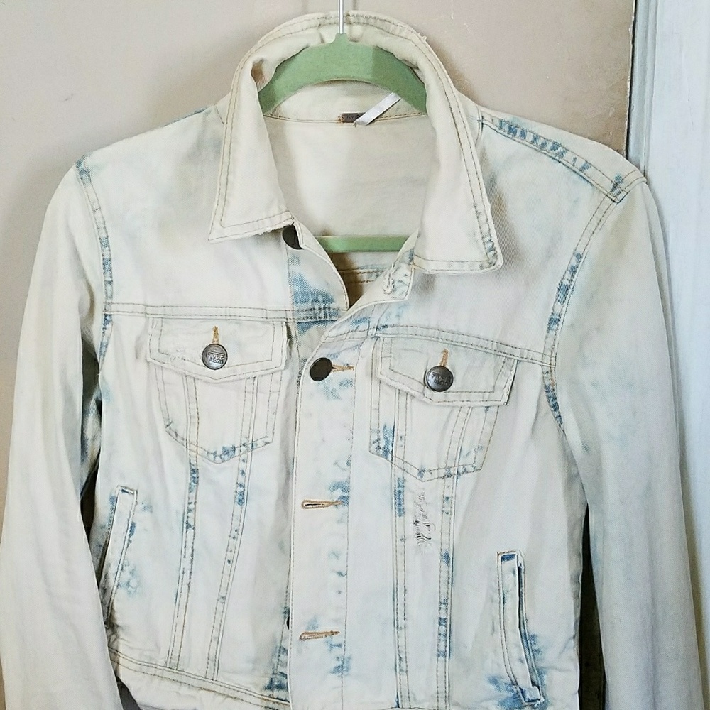 Distressed Denim Jacket